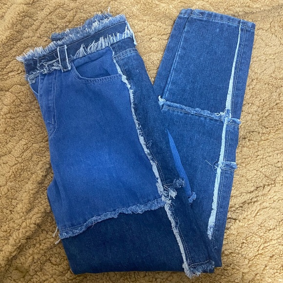 SHEIN Denim - Patchwork jeans💙